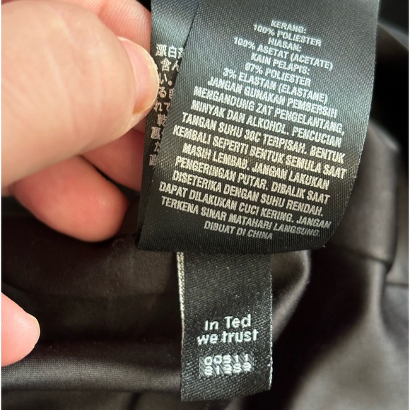 TED BAKER LONDON Ariyell Jumpsuit Shorts Romper w/Lime Green Belt, Lined - Picture 11 of 12